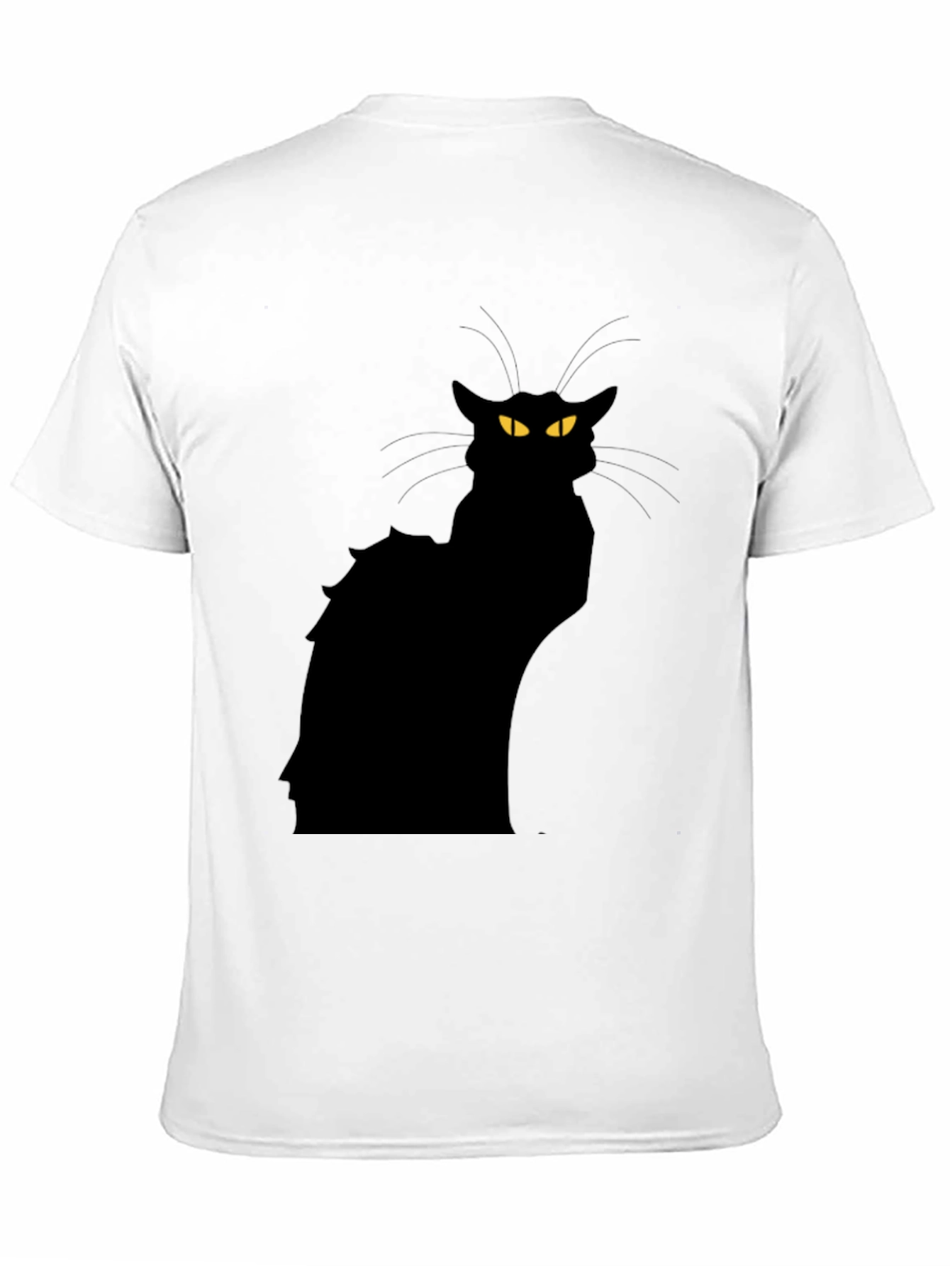 Black Cat Graphic T-Shirt - Mens Fashion