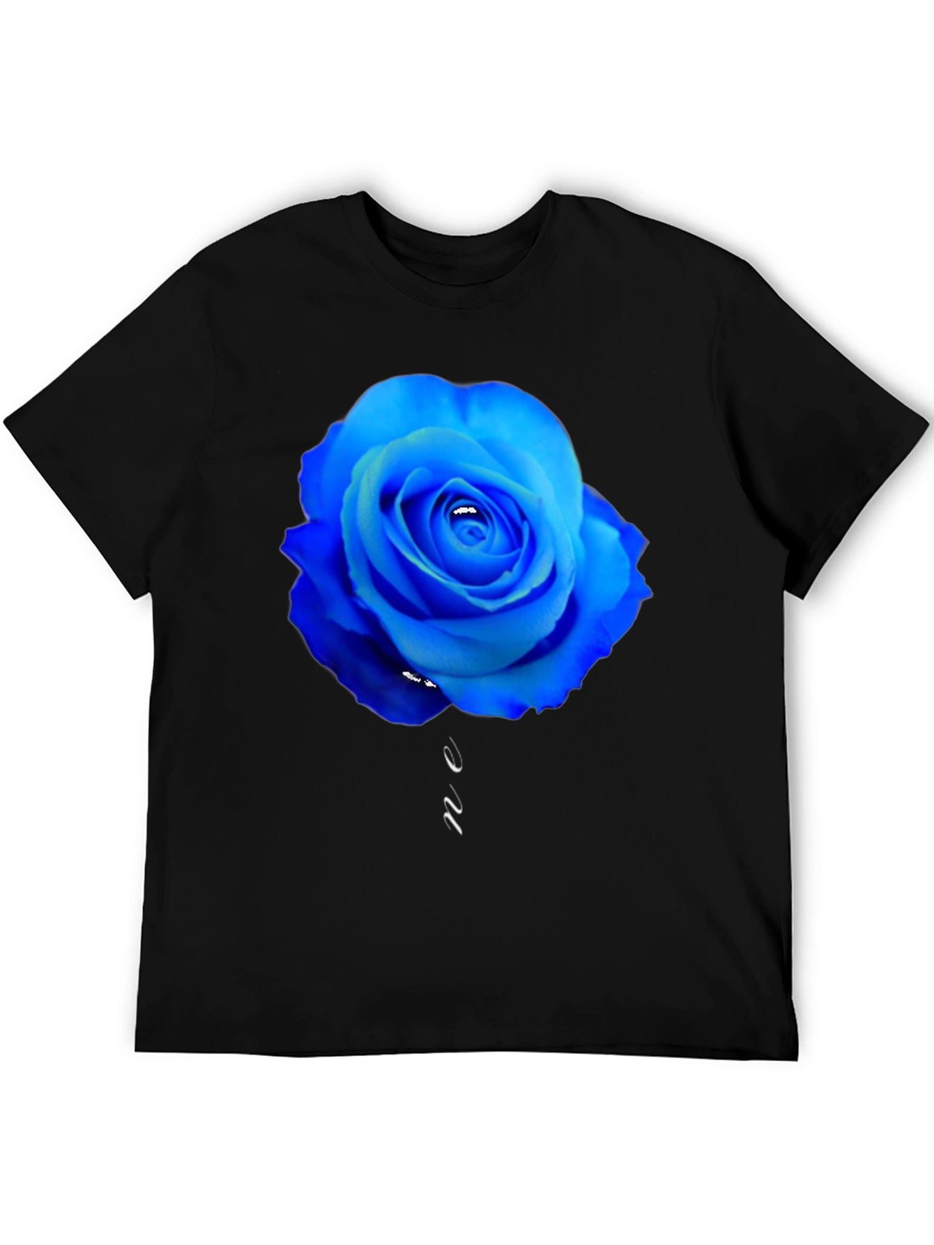 Blue Rose Graphic T-Shirt