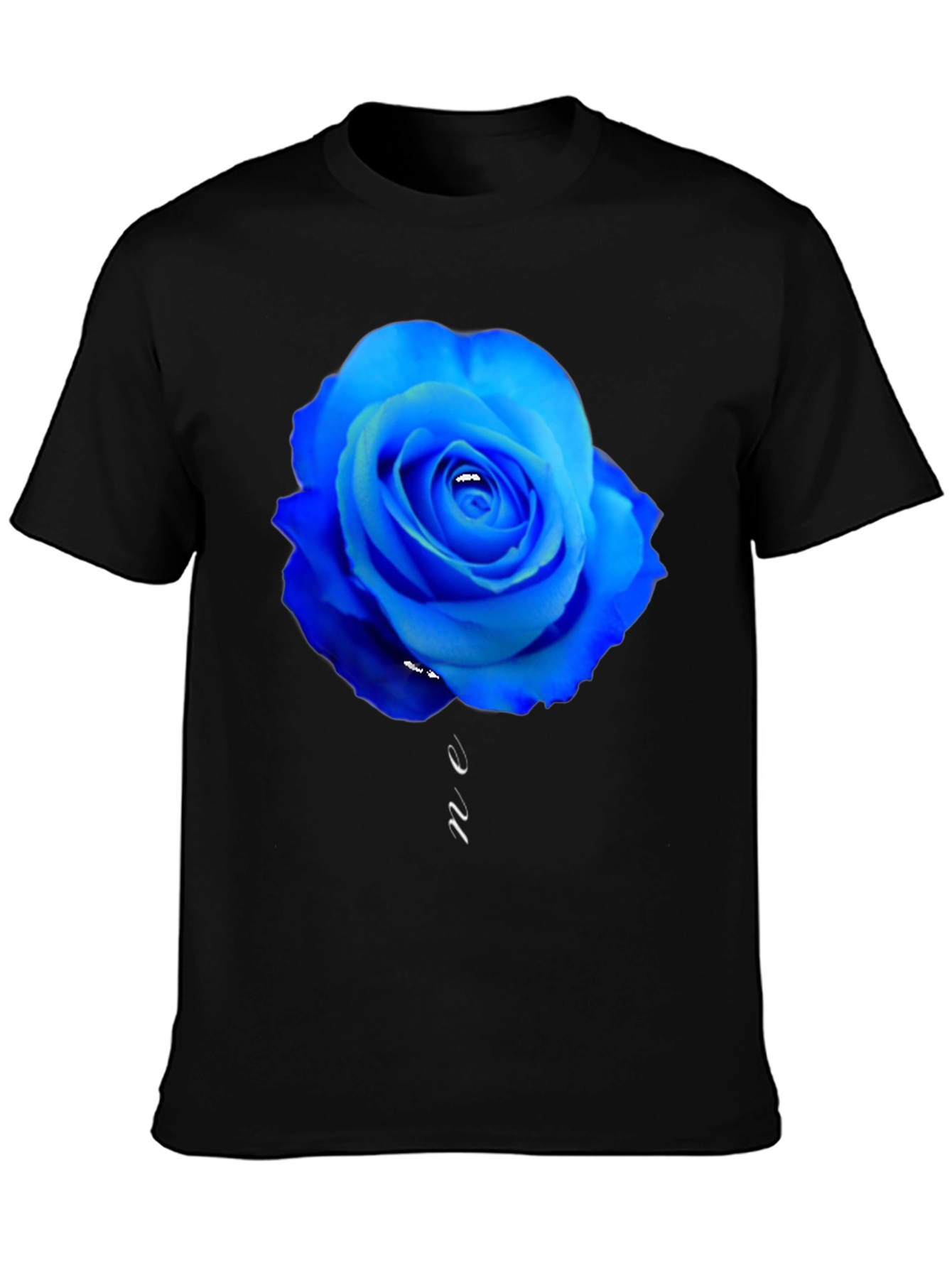 Blue Rose Graphic T-Shirt