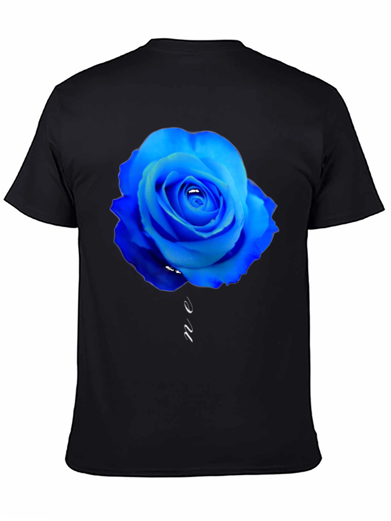 Blue Rose Graphic T-Shirt