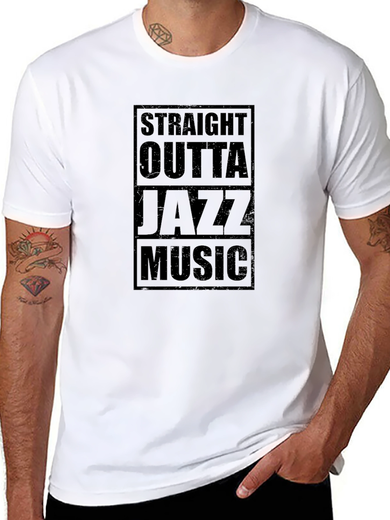 Straight Outta Jazz Music T-Shirt