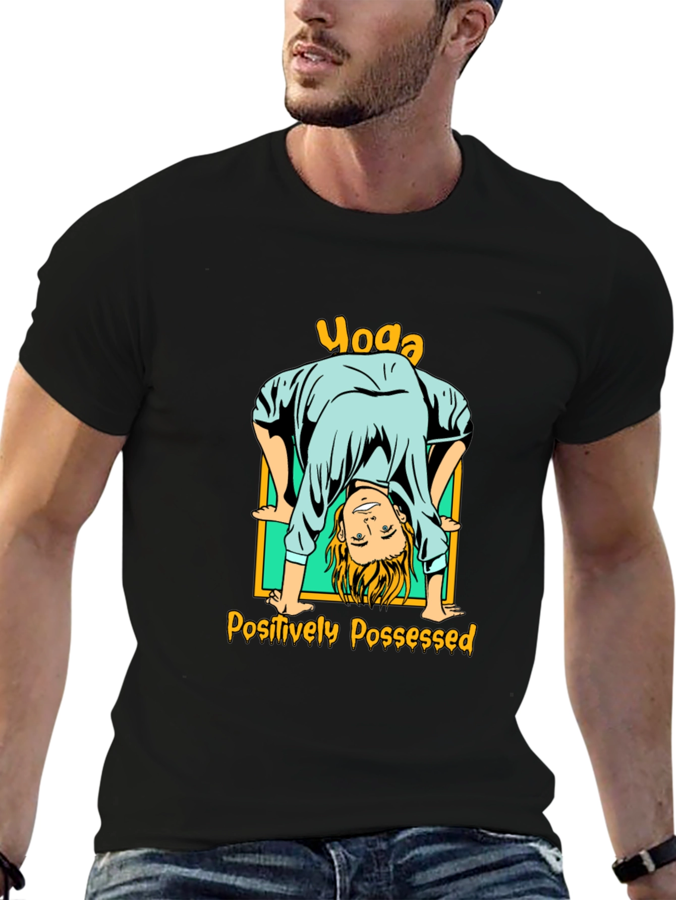 Yoga Positively Possessed Graphic T-Shirt