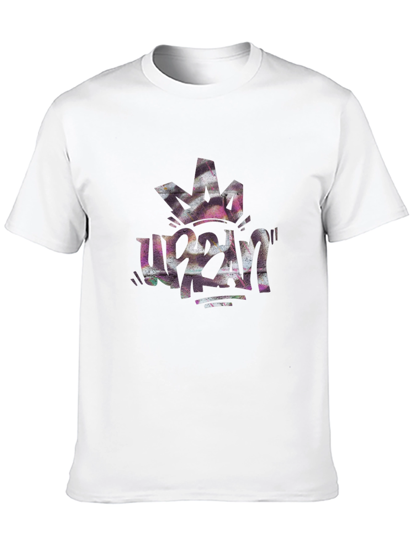 Urban Crown Graphic Black Tee