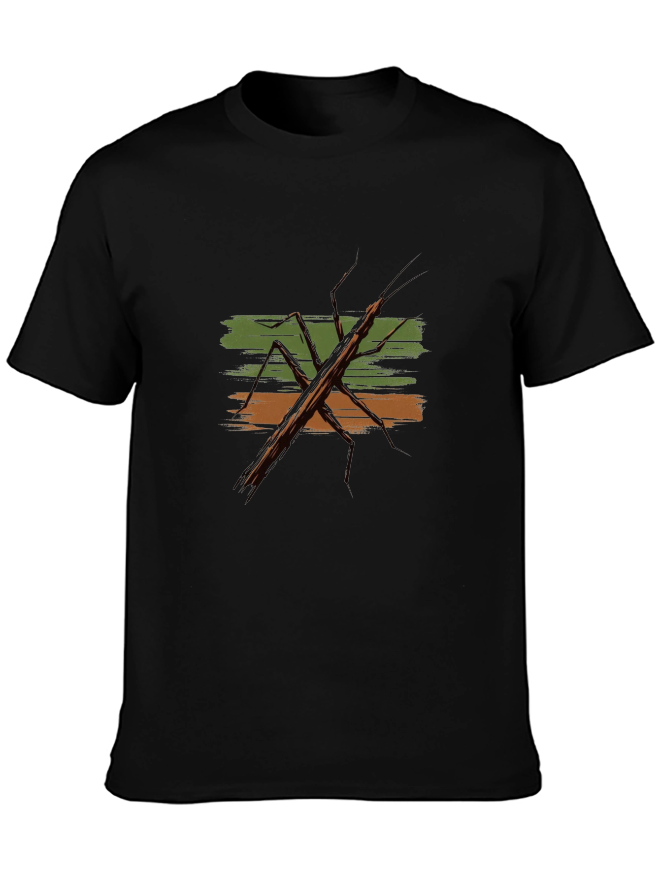 Stick Bug Graphic Tee - Novelty Insect T-Shirt