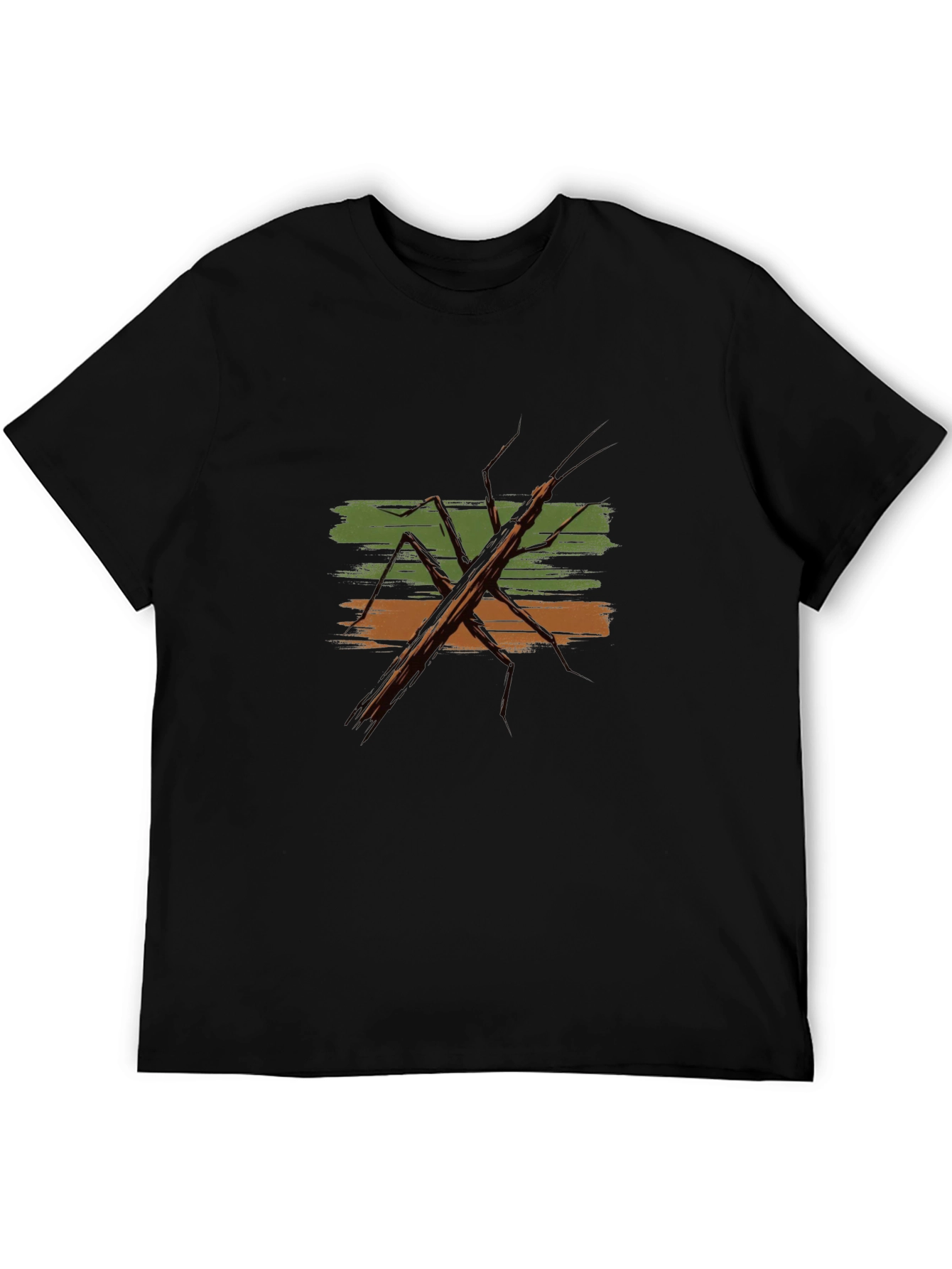Stick Bug Graphic Tee - Novelty Insect T-Shirt
