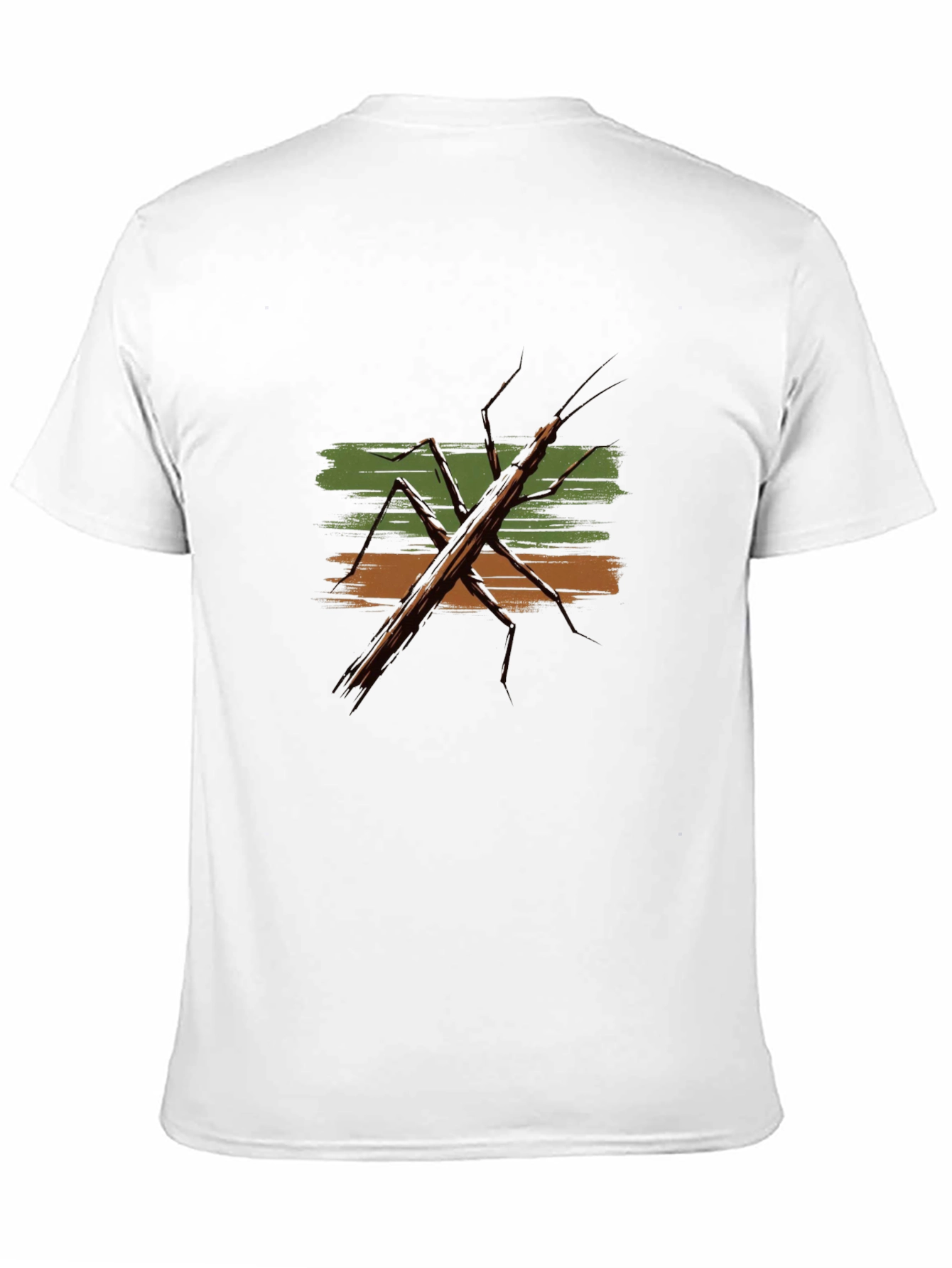 Stick Bug Graphic Tee - Novelty Insect T-Shirt