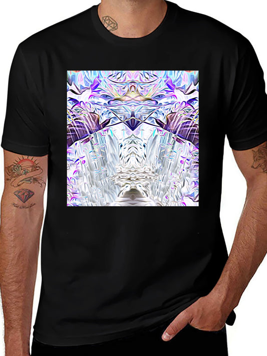 Abstract Art Black T-Shirt
