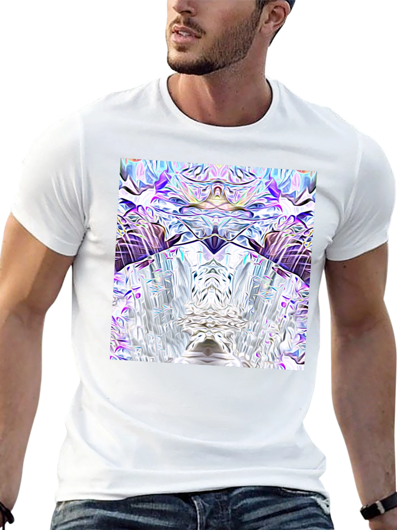 Abstract Art Black T-Shirt