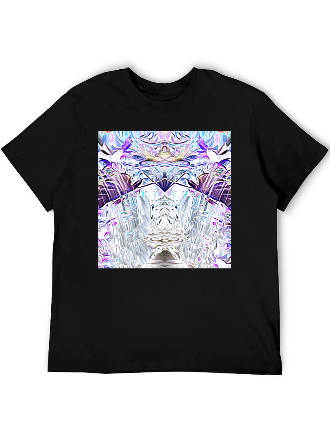 Abstract Art Black T-Shirt