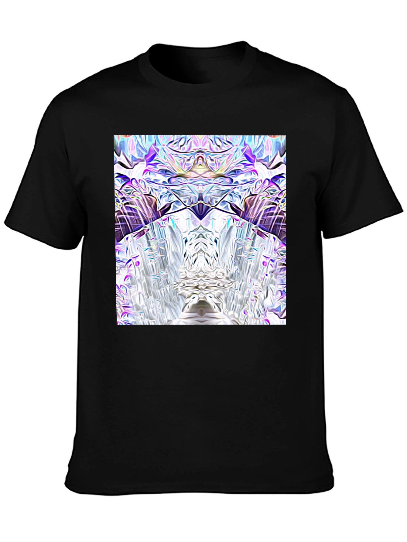 Abstract Art Black T-Shirt