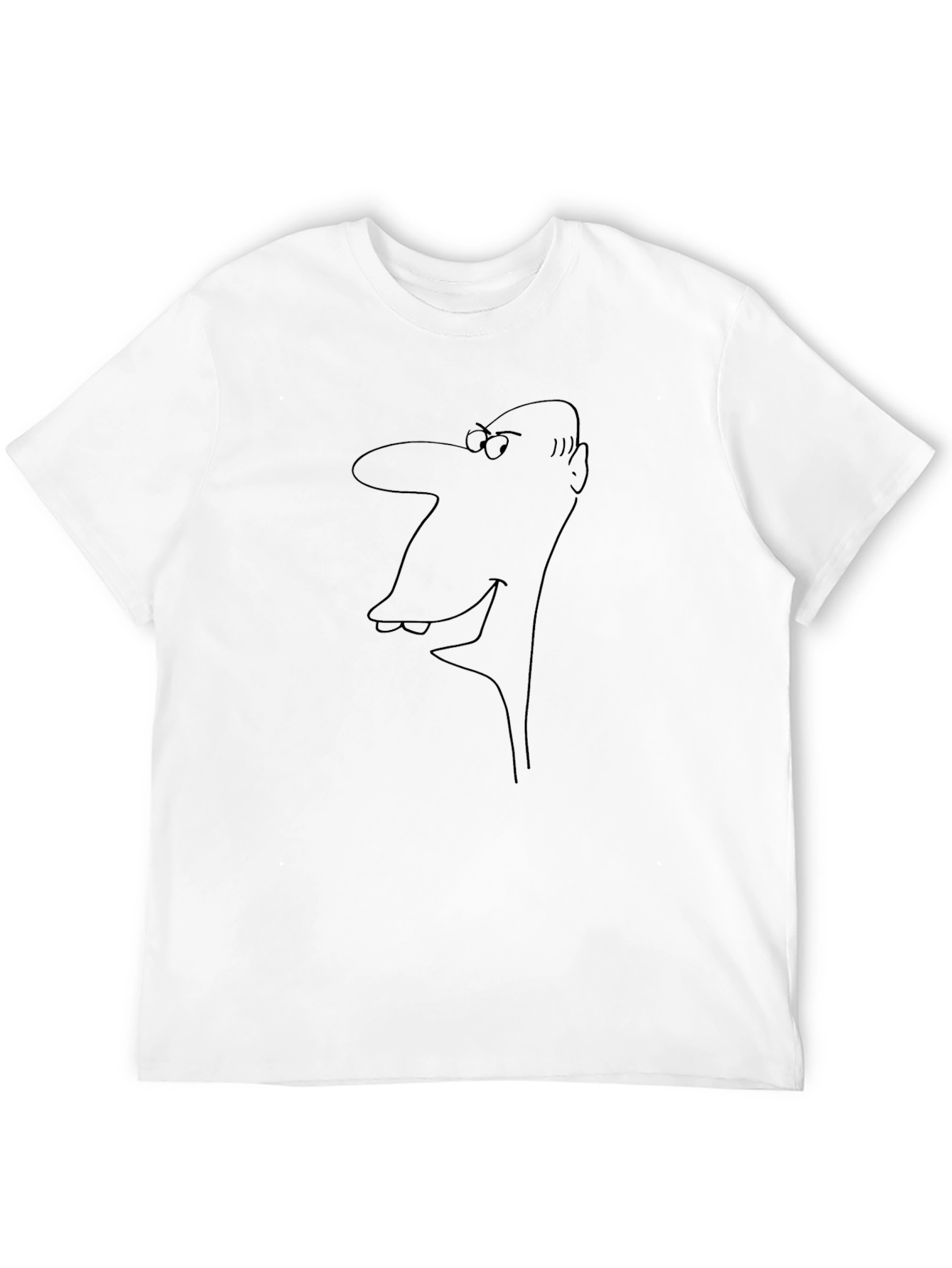 Cartoon Character Black T-Shirt