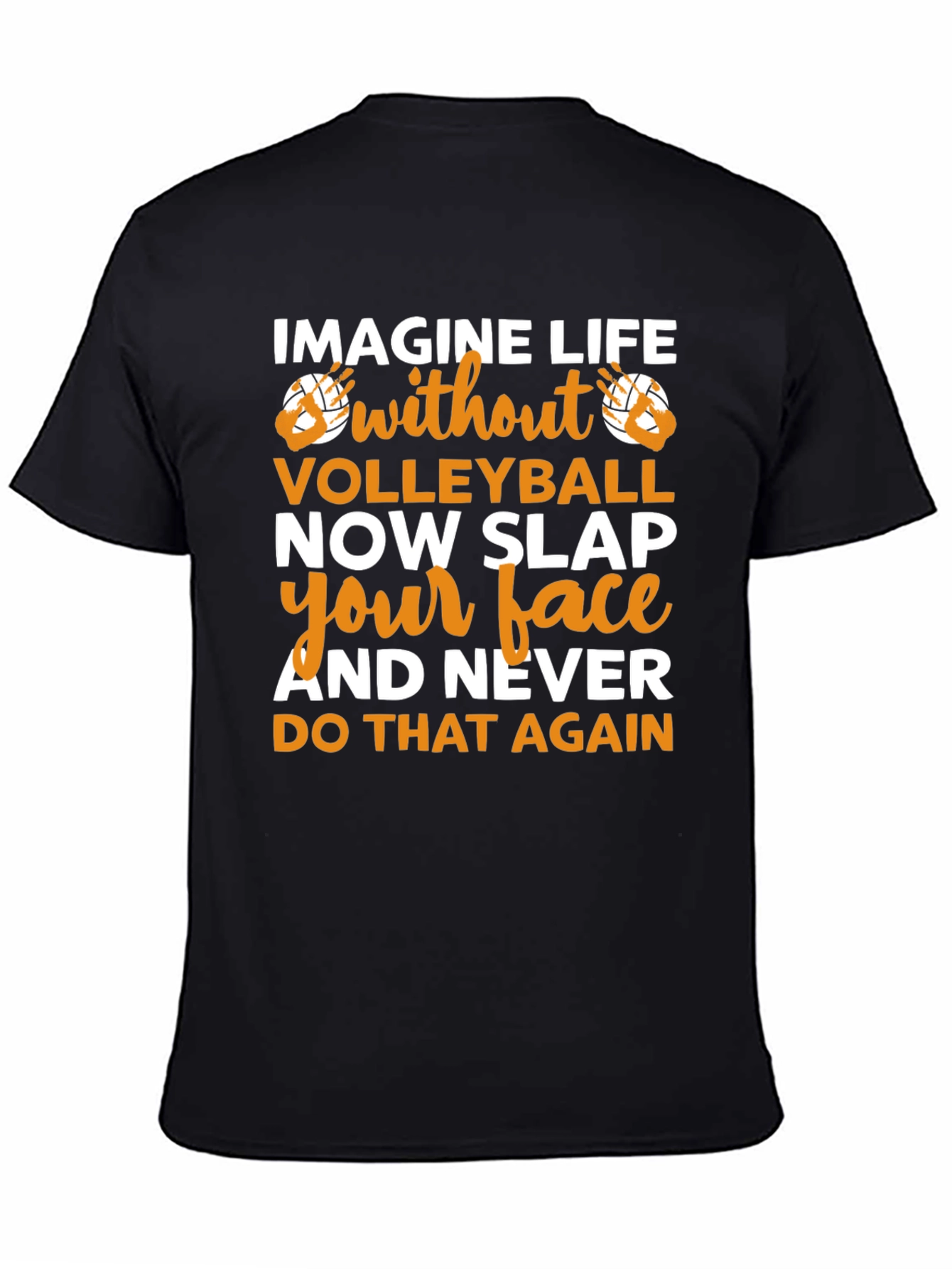 Volleyball Fan T-Shirt - Imagine Life Without Volleyball