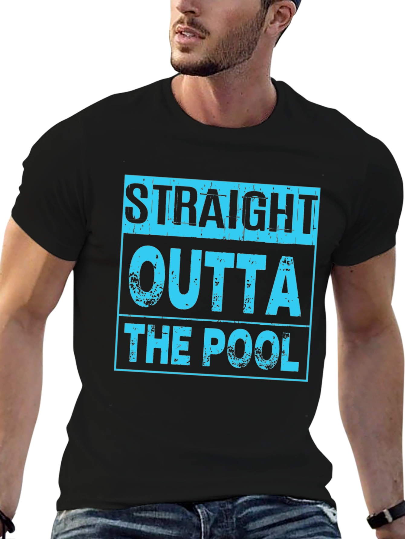 Straight Outta The Pool Graphic T-Shirt