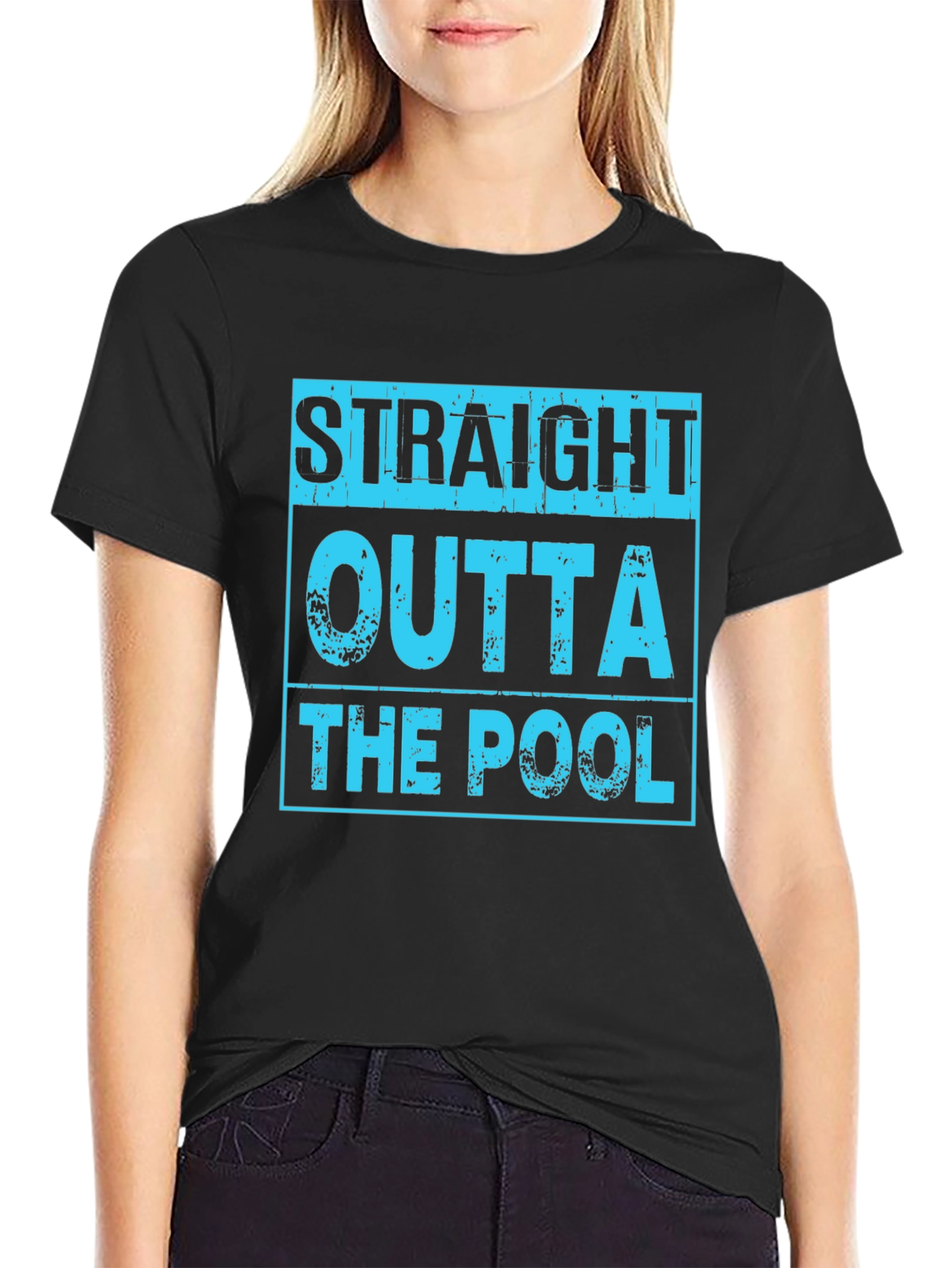 Straight Outta The Pool Graphic T-Shirt