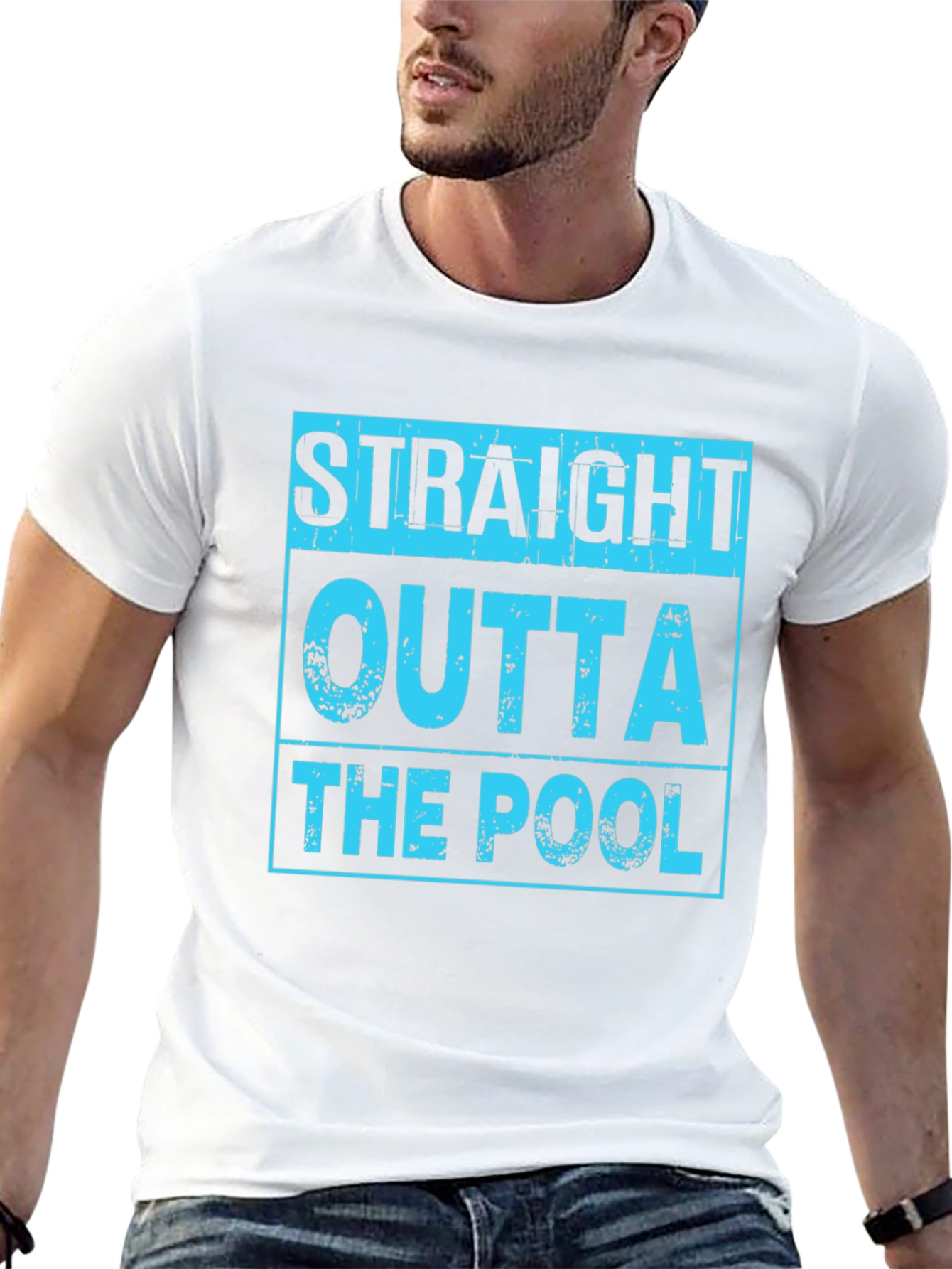 Straight Outta The Pool Graphic T-Shirt