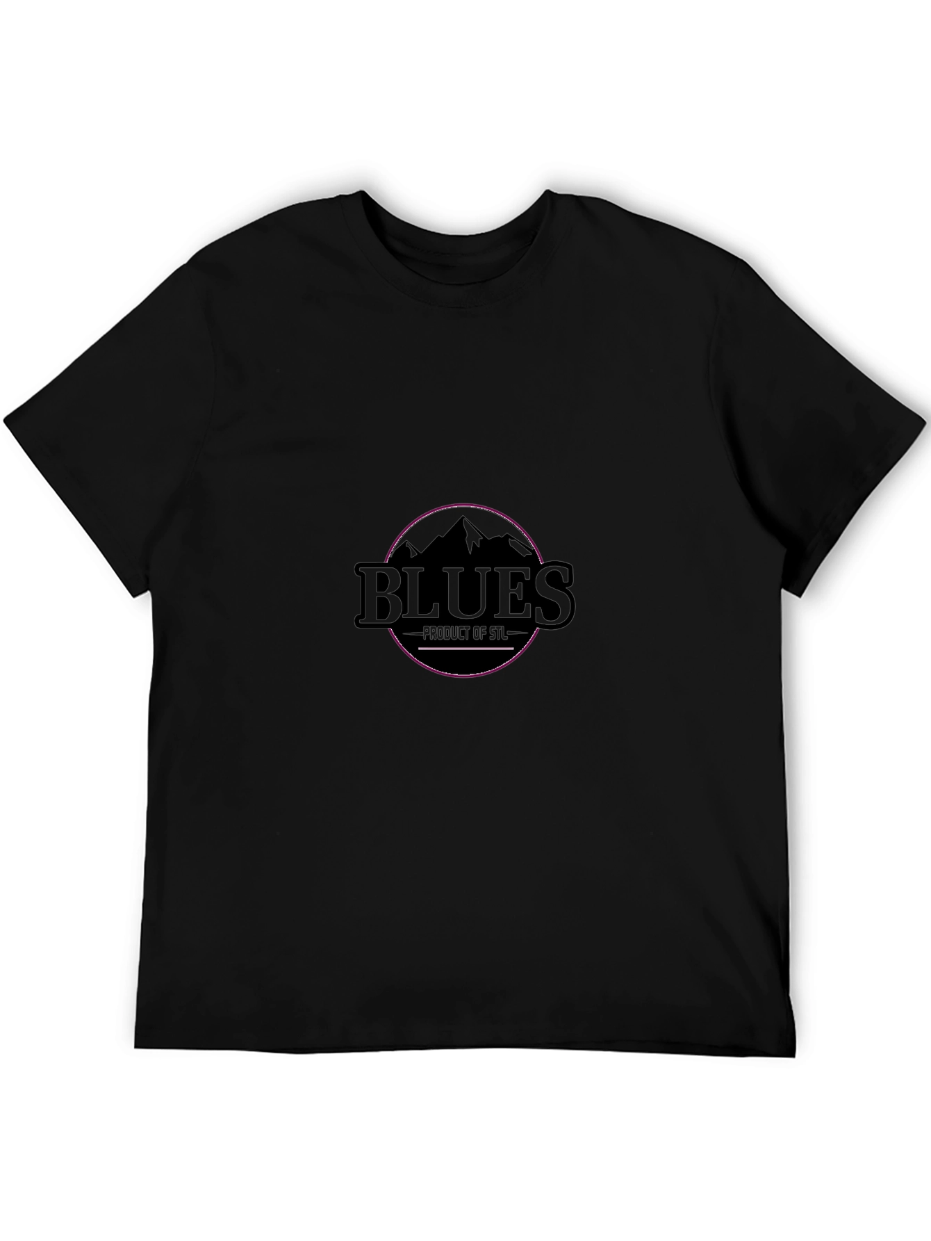 Blues STL Graphic T-Shirt - Black