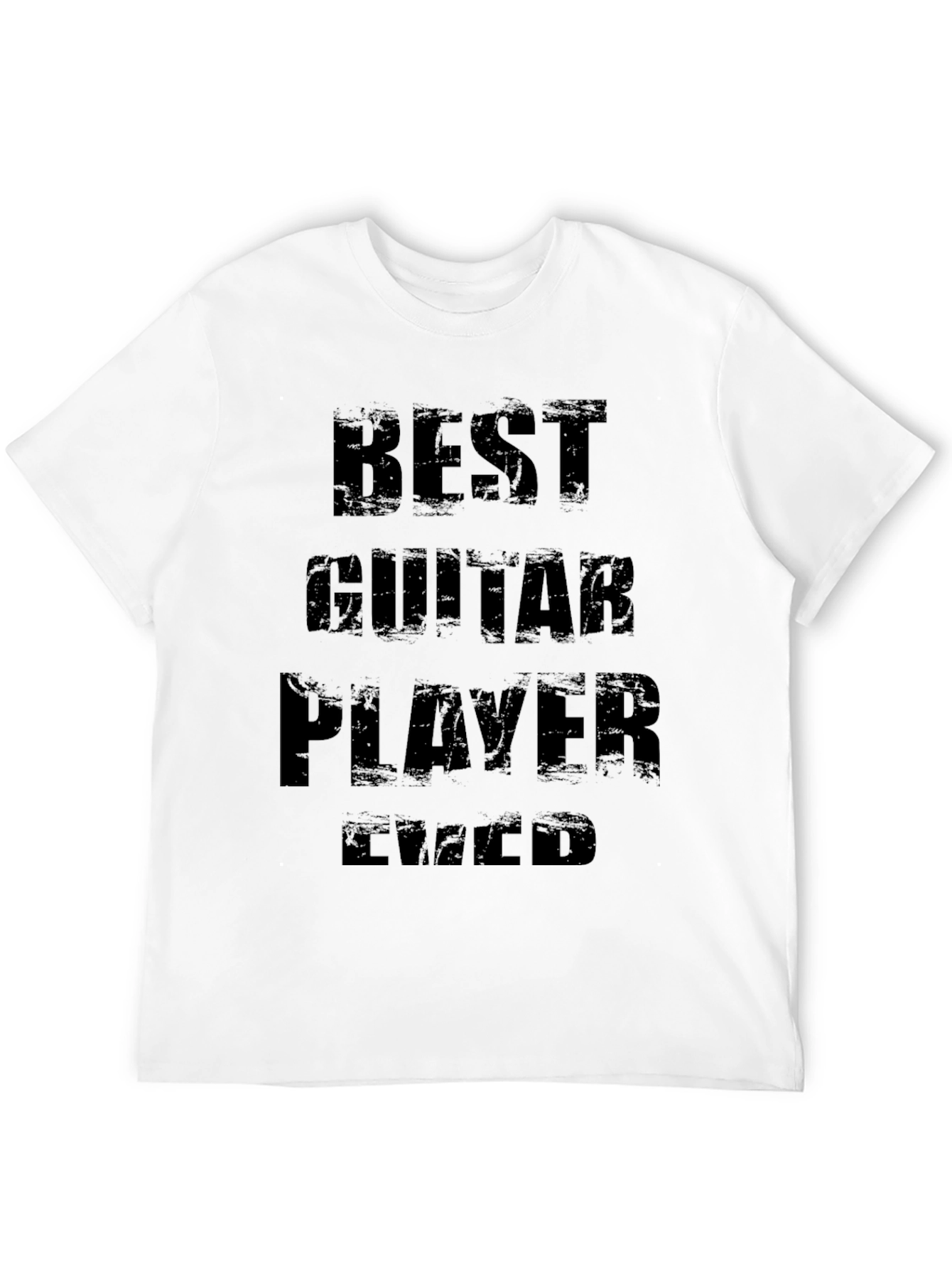 Best Guitar Player Ever Black Graphic Tee
