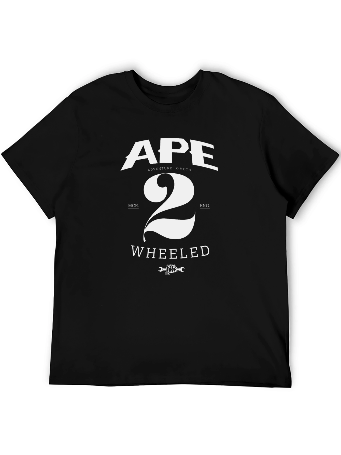 APE 2 Wheeled Black Graphic Tee