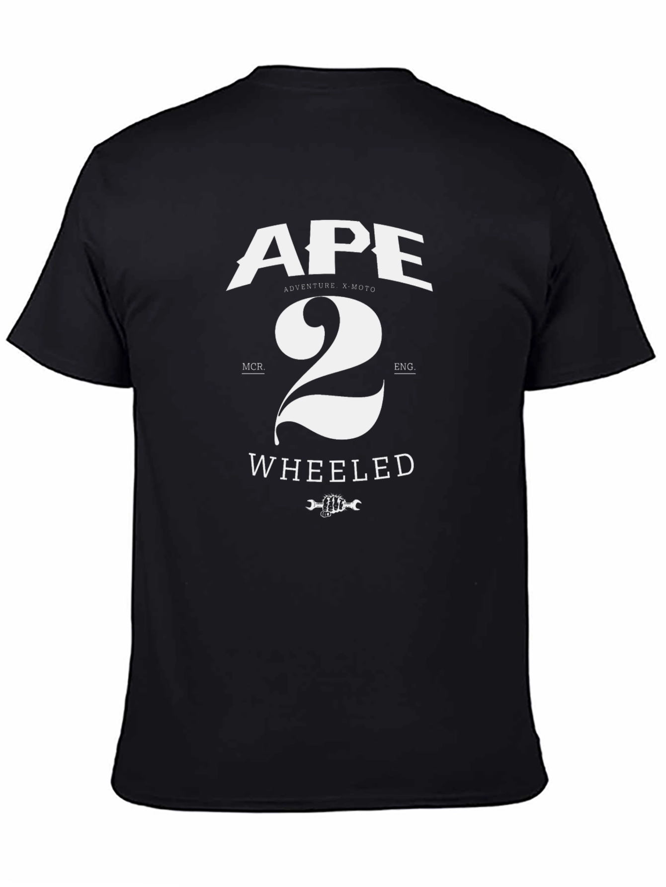 APE 2 Wheeled Black Graphic Tee