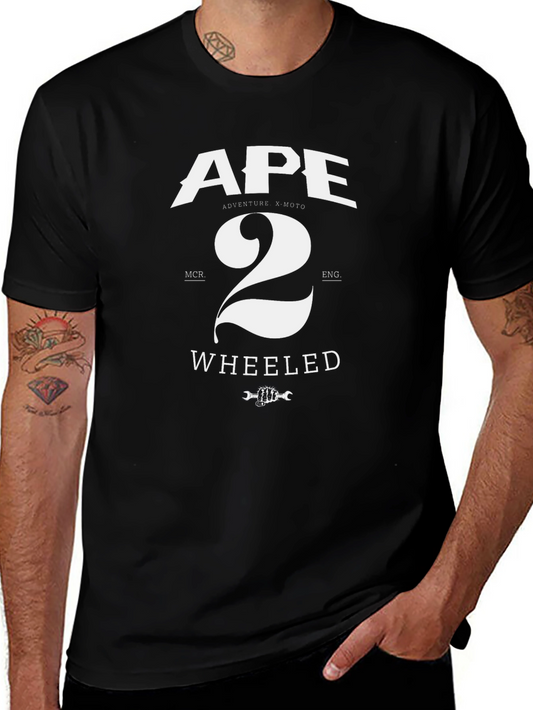 APE 2 Wheeled Black Graphic Tee