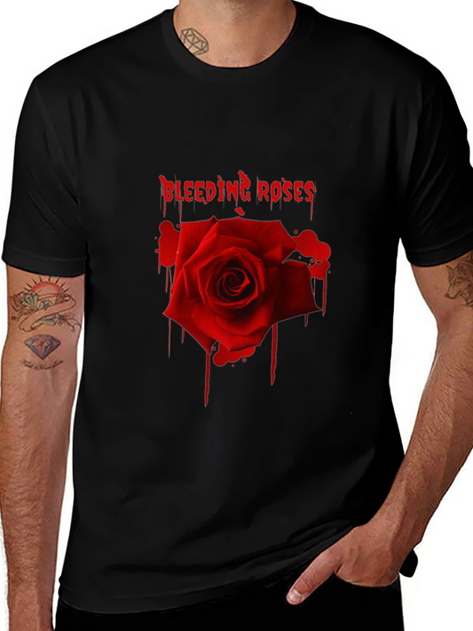 Bleeding Roses Graphic T-Shirt