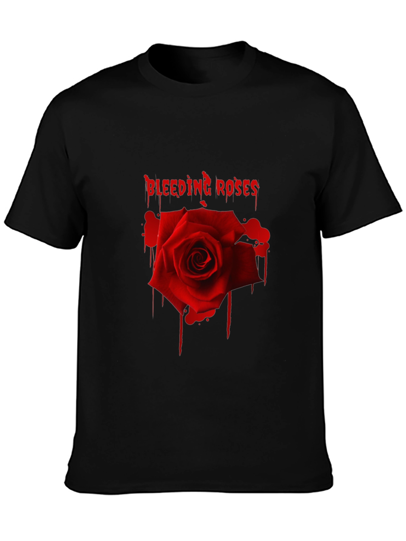 Bleeding Roses Graphic T-Shirt