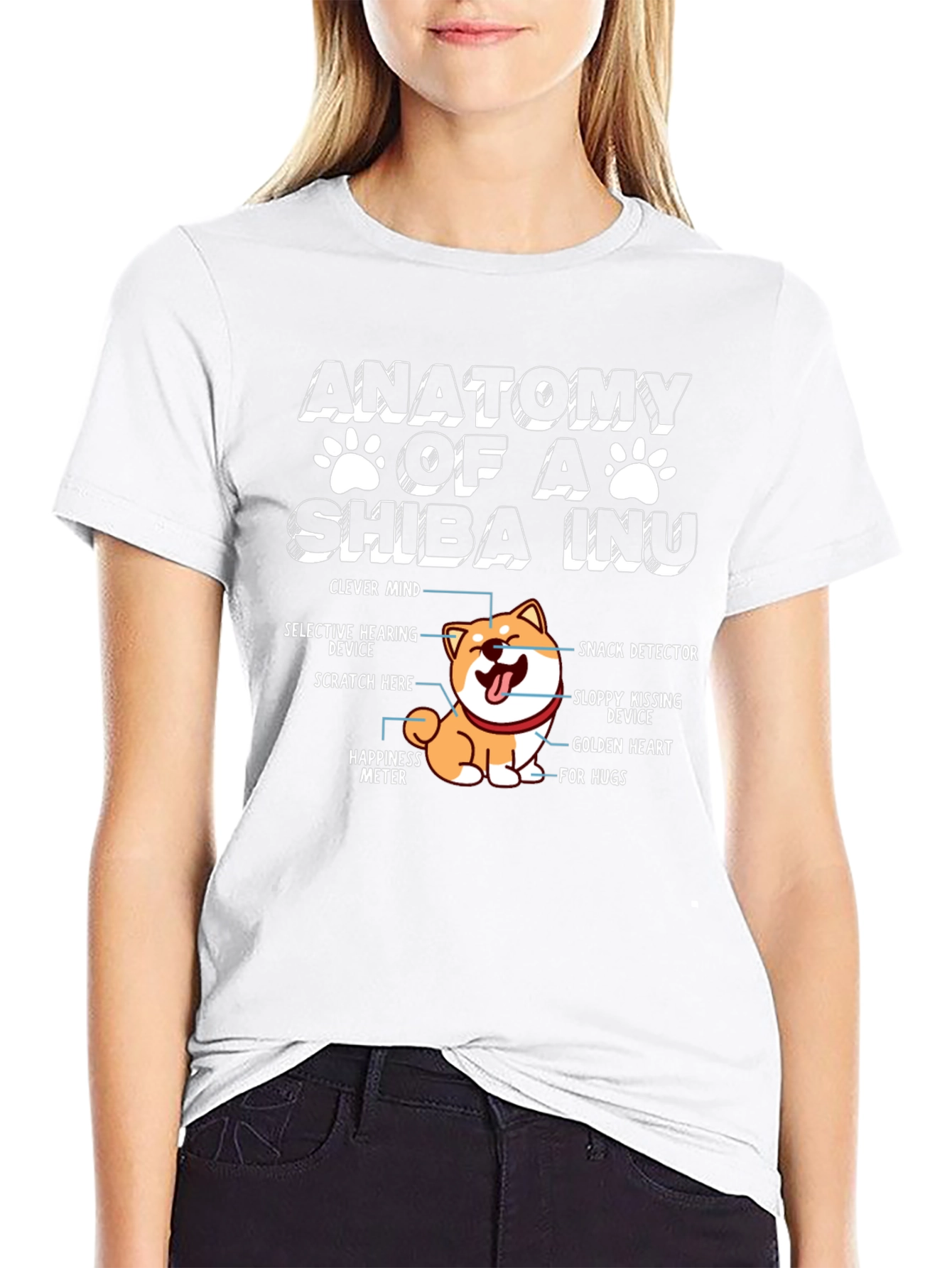 Anatomy of a Shiba Inu Funny Dog Lover T-Shirt