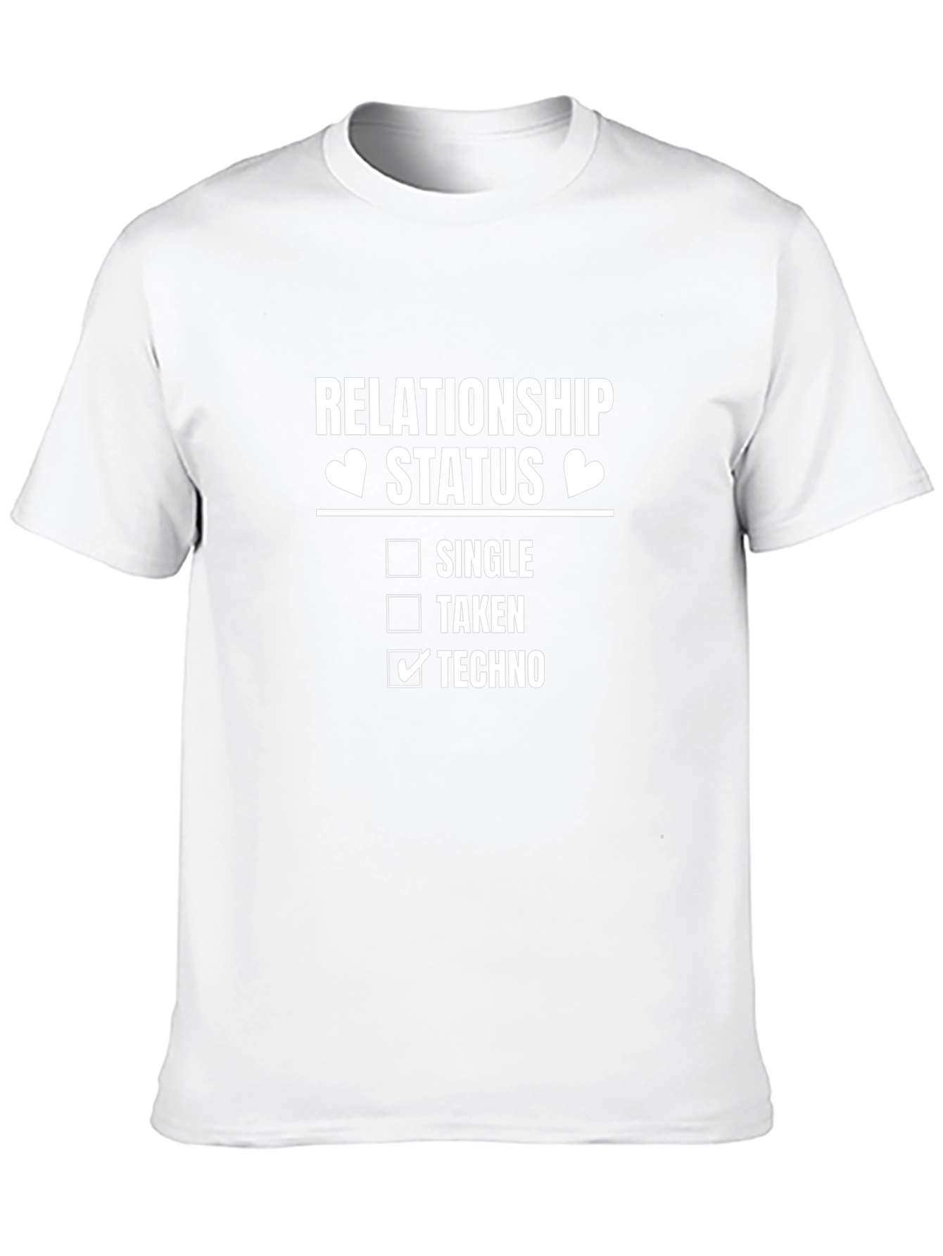 Techno Relationship Status Graphic T-Shirt