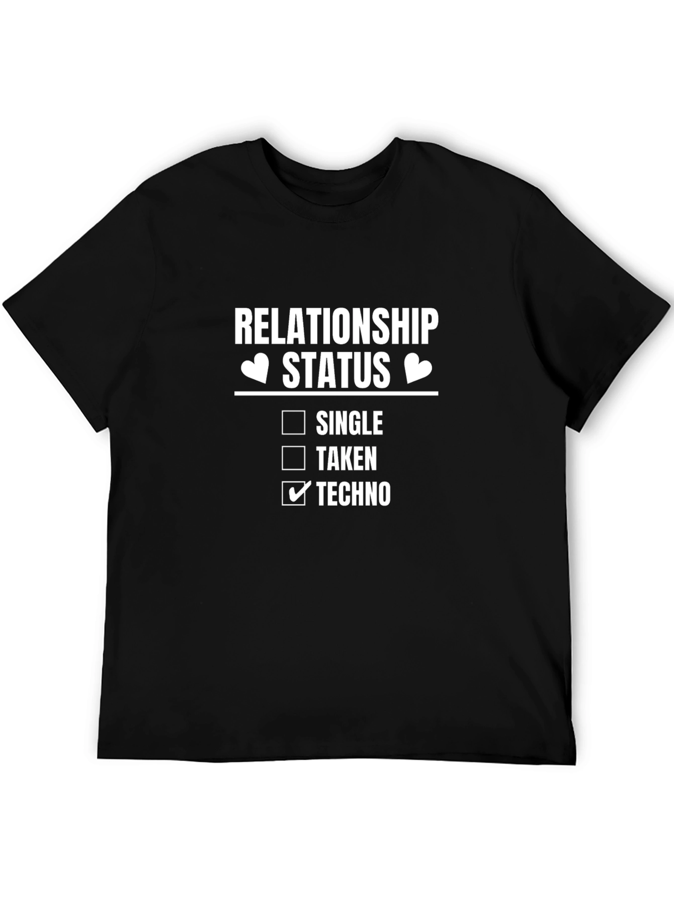 Techno Relationship Status Graphic T-Shirt