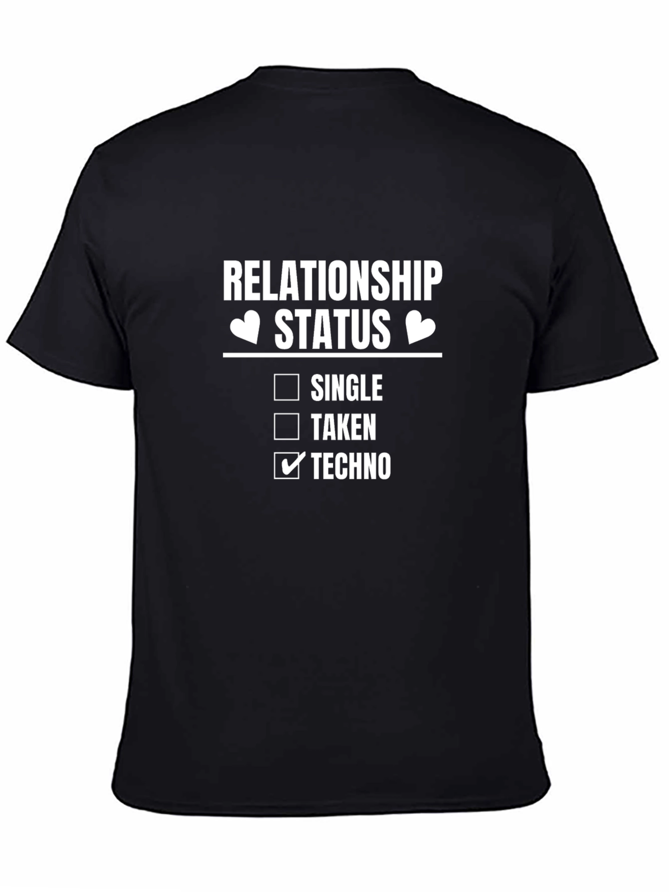 Techno Relationship Status Graphic T-Shirt