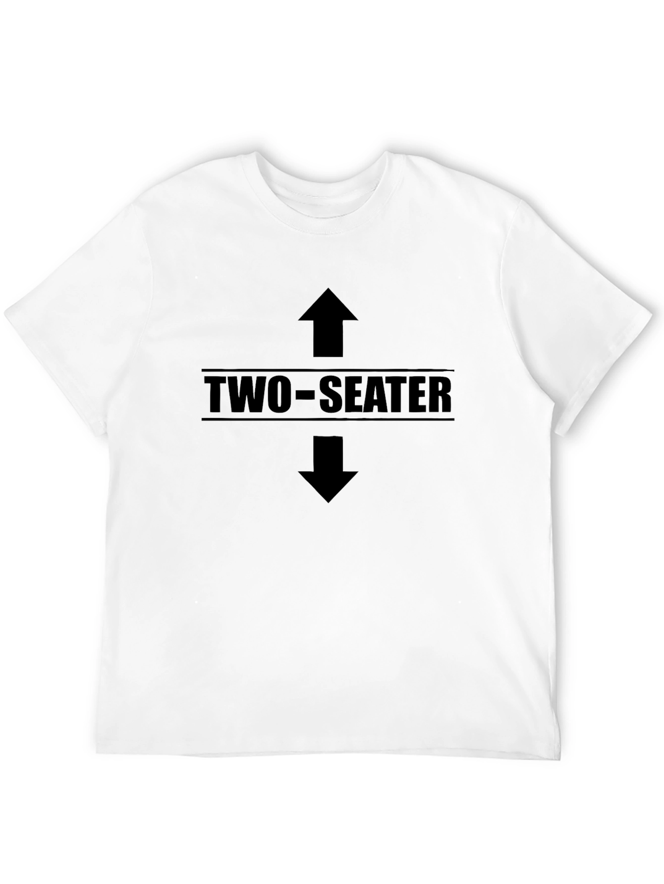 Two-Seater T-Shirt: Humorous Graphic Tee