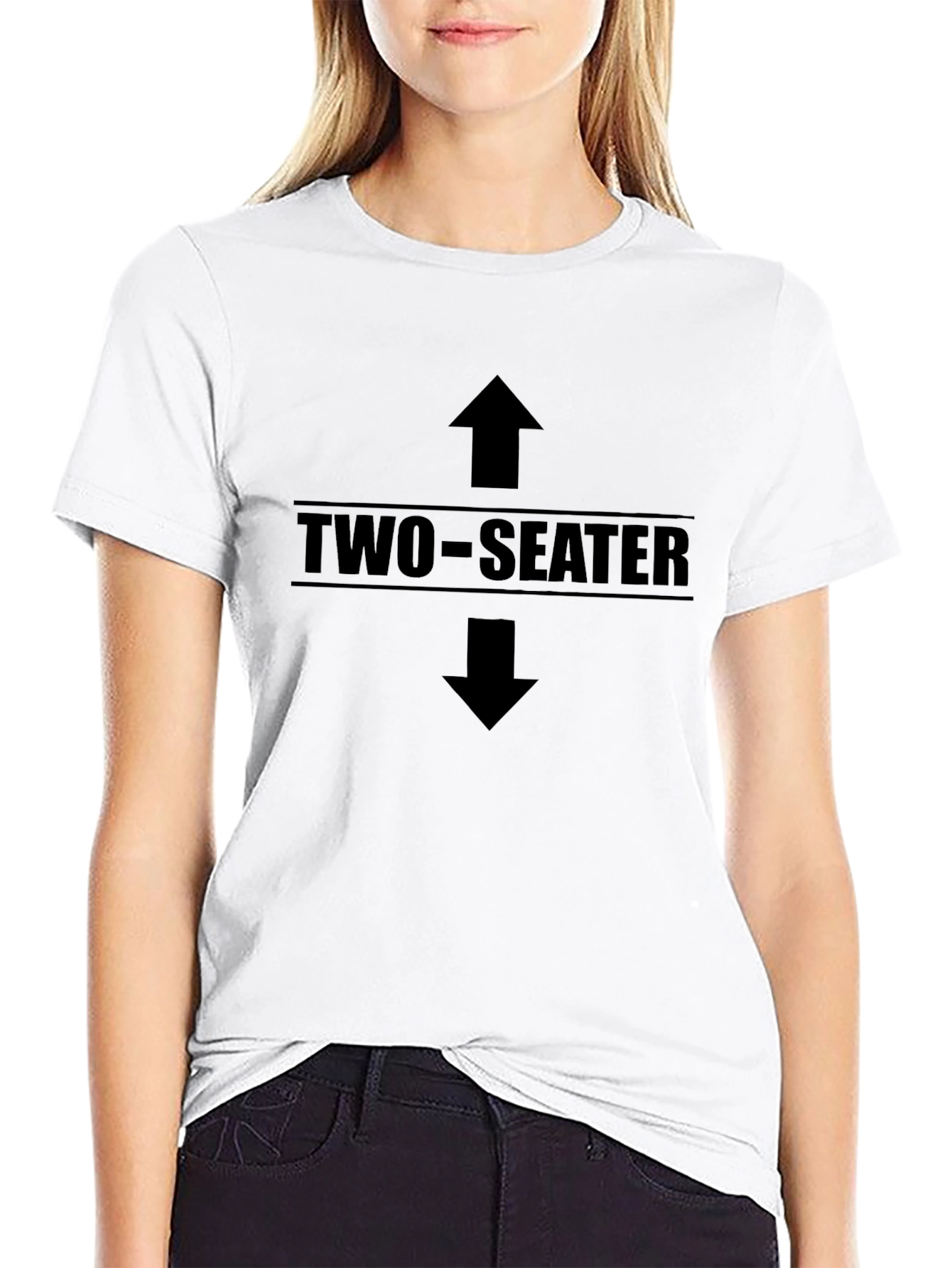Two-Seater T-Shirt: Humorous Graphic Tee