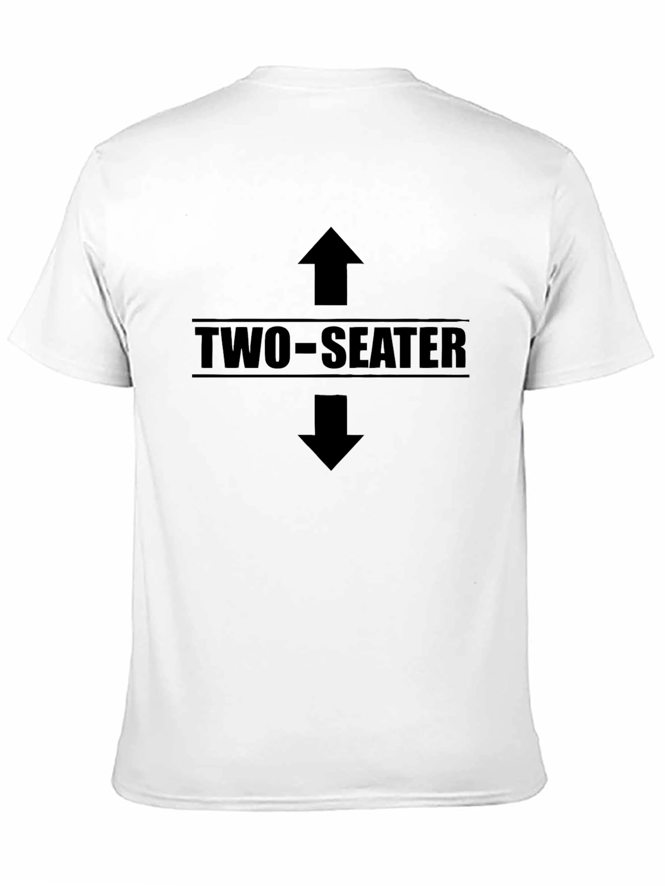 Two-Seater T-Shirt: Humorous Graphic Tee
