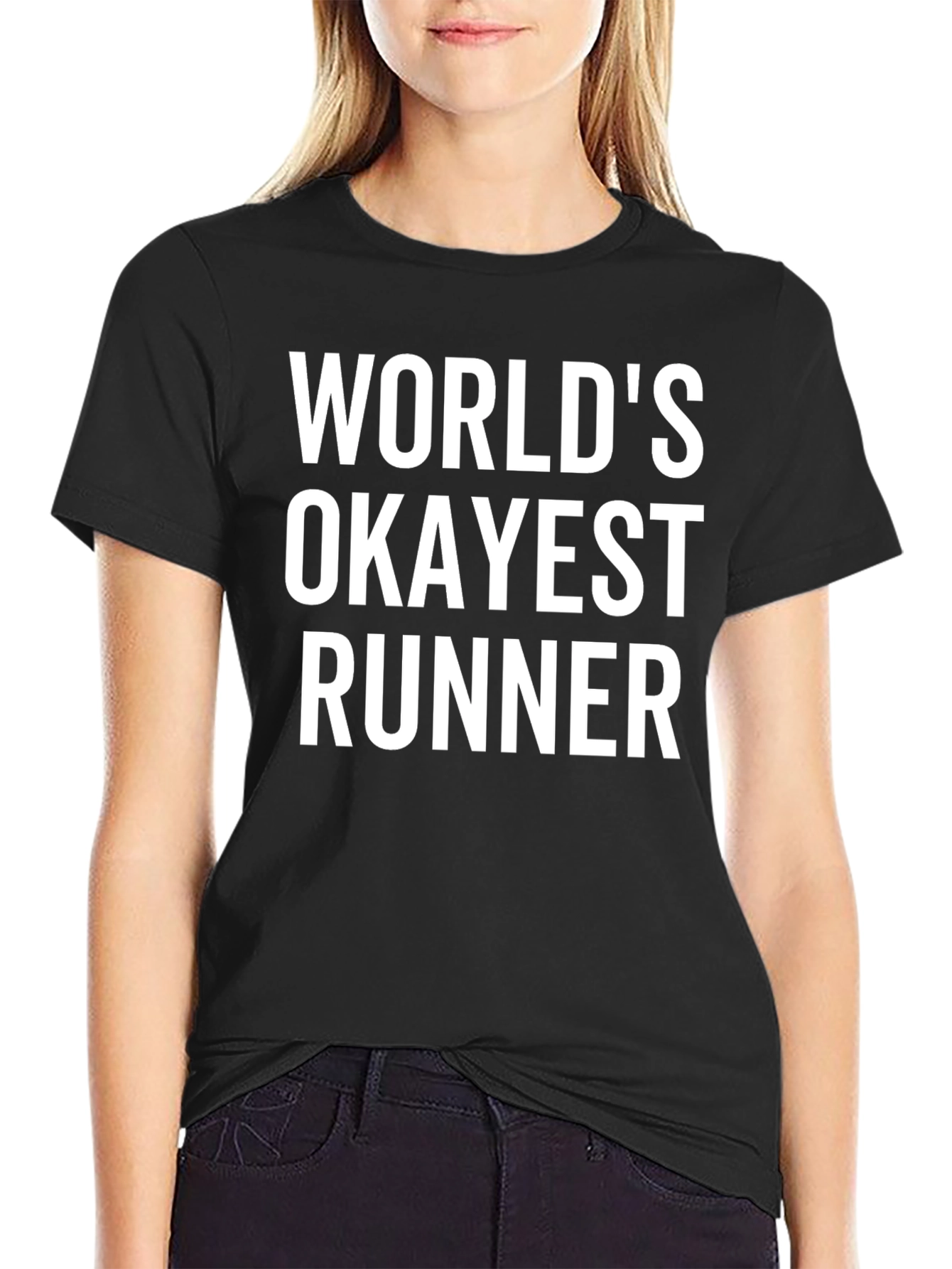 Worlds Okayest Runner Graphic T-Shirt