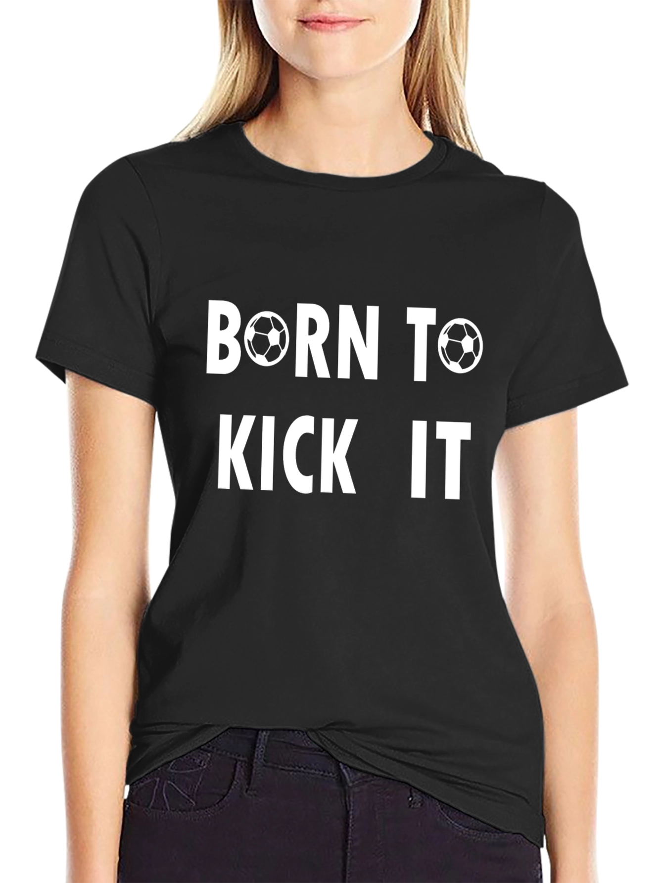 Born to Kick It Soccer T-Shirt