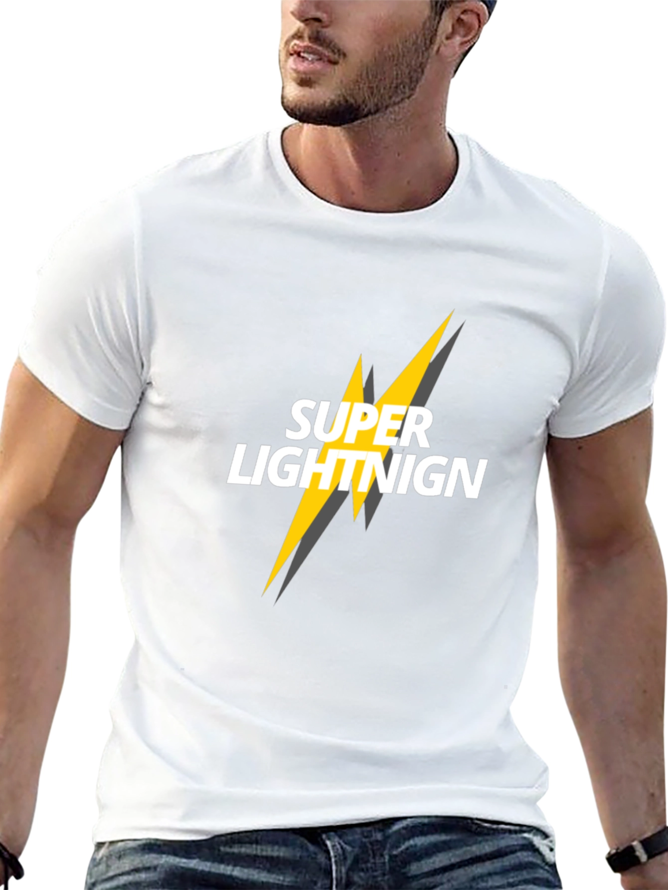 Super Lightnign Graphic Tee - Black T-Shirt