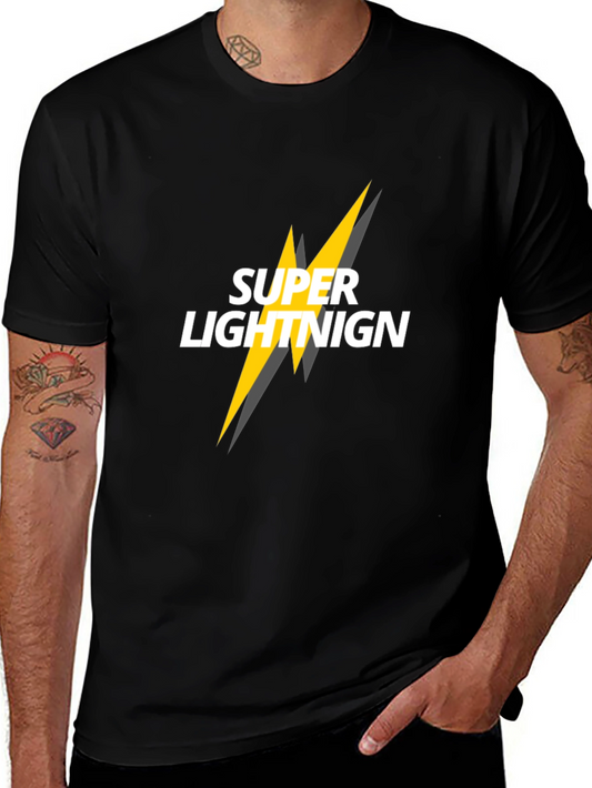 Super Lightnign Graphic Tee - Black T-Shirt