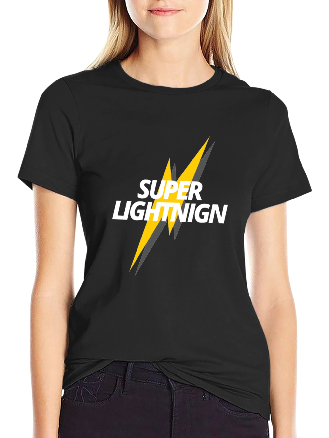 Super Lightnign Graphic Tee - Black T-Shirt