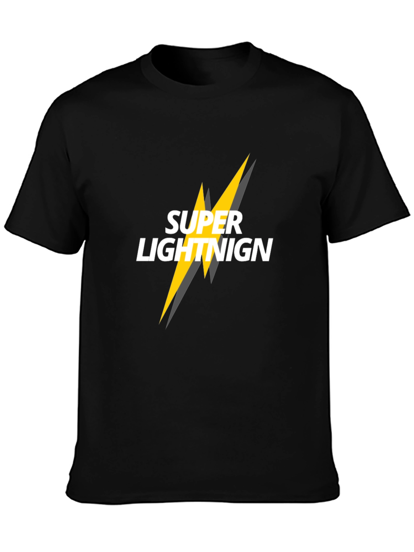 Super Lightnign Graphic Tee - Black T-Shirt
