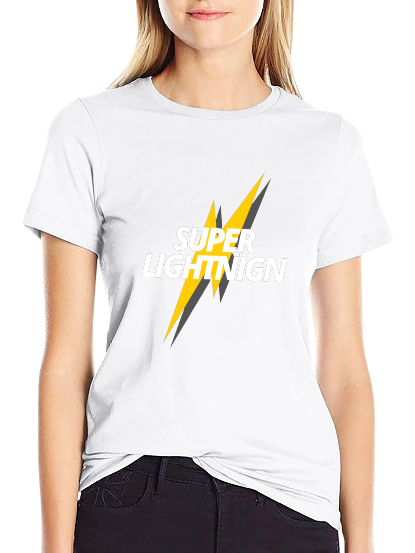 Super Lightnign Graphic Tee - Black T-Shirt