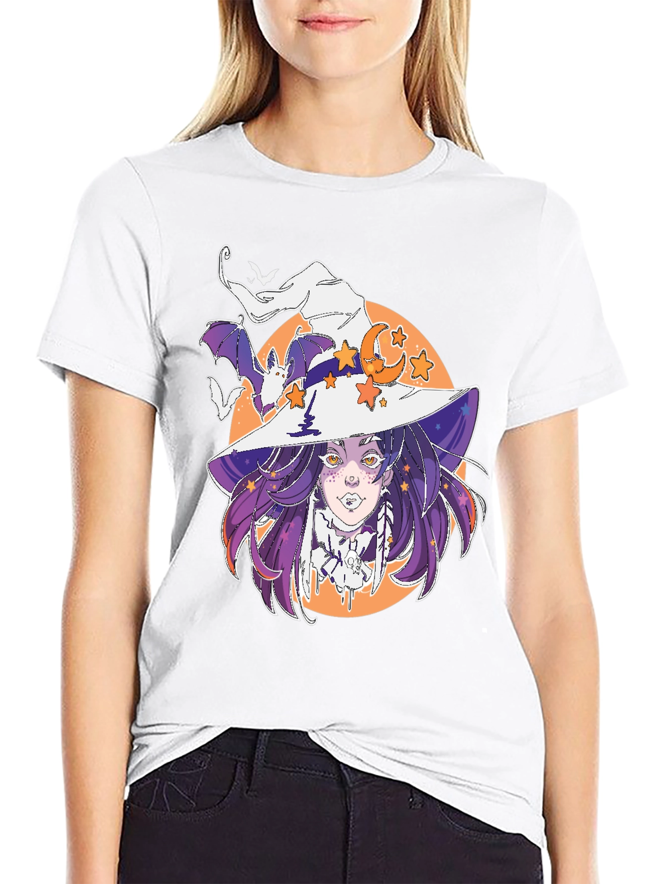 Witch Graphic Tee - Spooky Season Style
