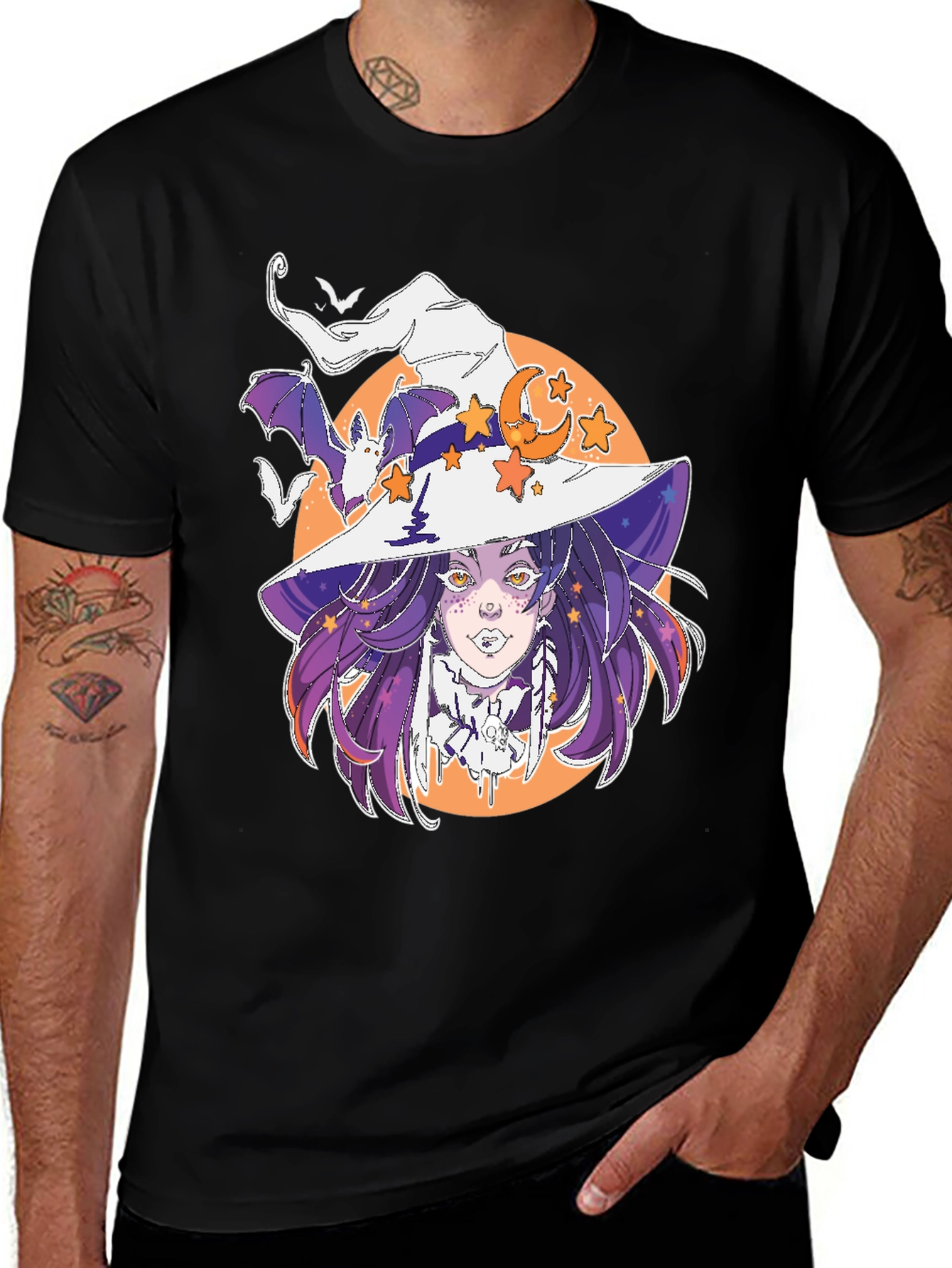 Witch Graphic Tee - Spooky Season Style