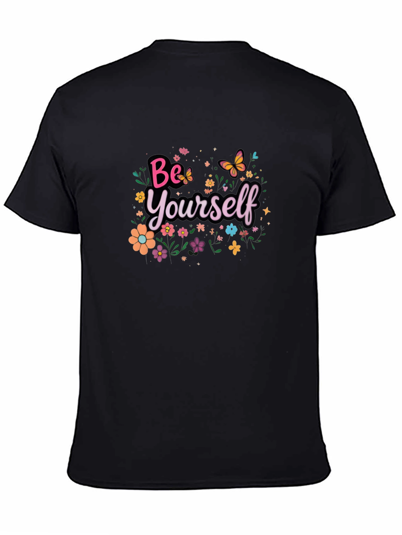 Be Yourself Floral T-Shirt