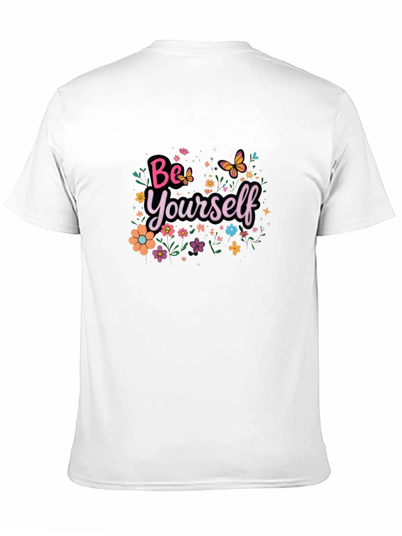 Be Yourself Floral T-Shirt