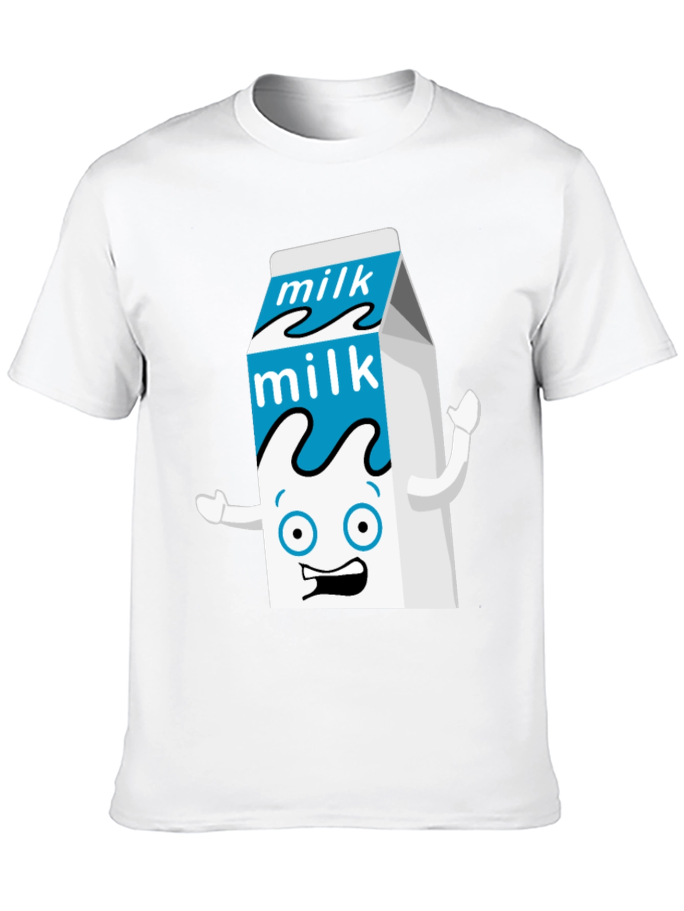 Cartoon Milk Carton Graphic Tee
