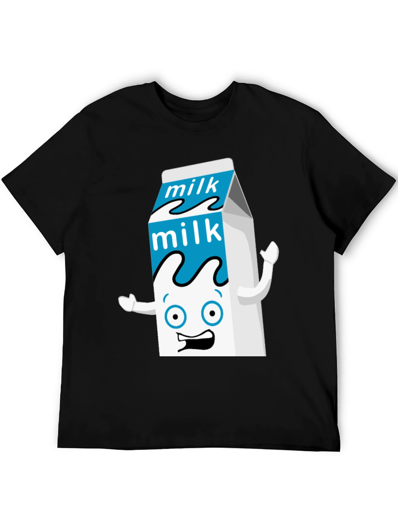 Cartoon Milk Carton Graphic Tee