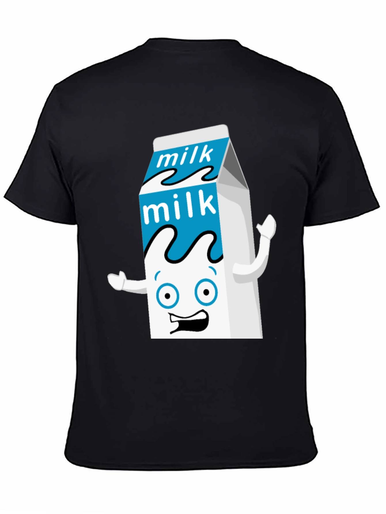 Cartoon Milk Carton Graphic Tee