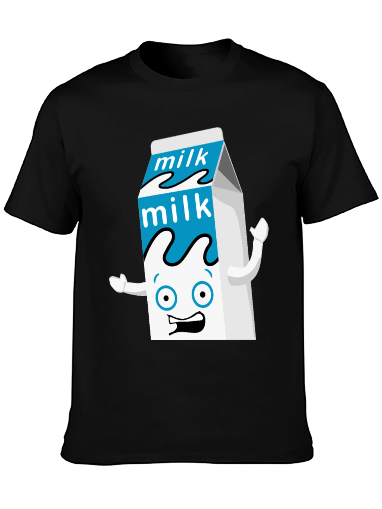 Cartoon Milk Carton Graphic Tee