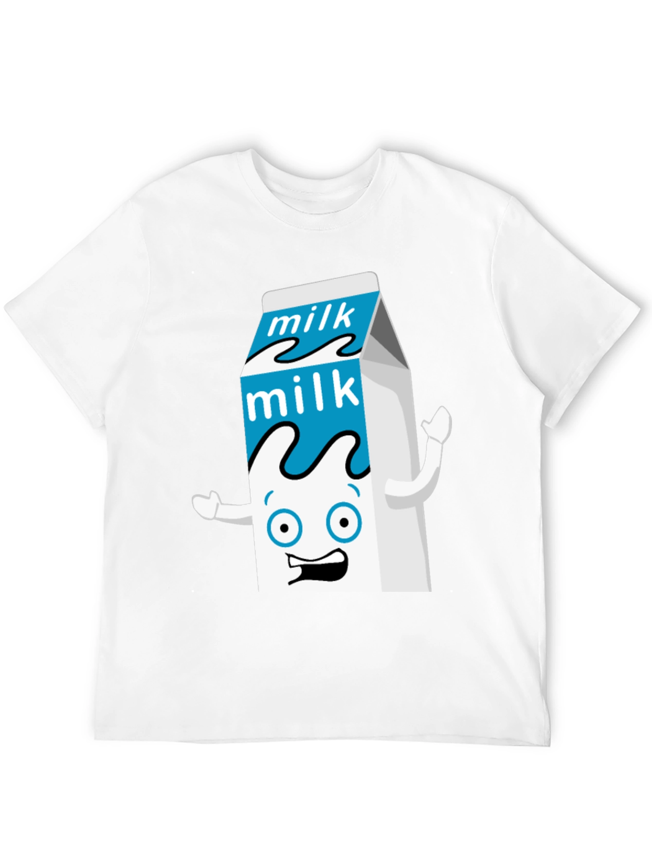 Cartoon Milk Carton Graphic Tee