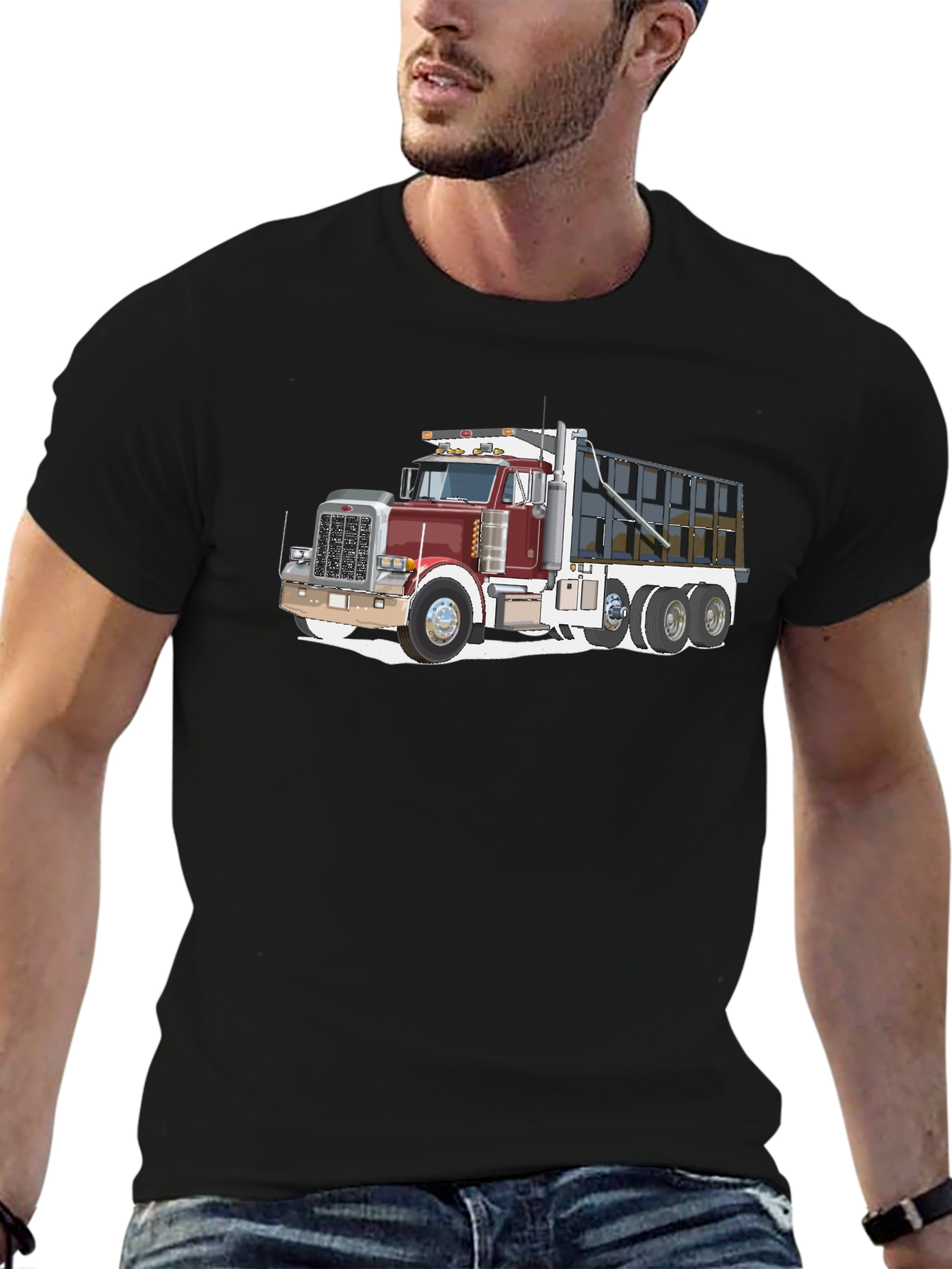Truck Graphic T-Shirt - Heavy Duty Hauler Tee
